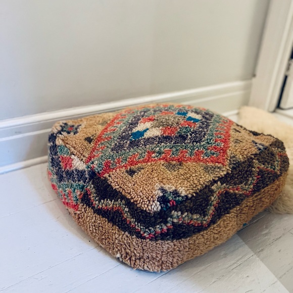 Vintage Moroccan Pouf - Picture 7 of 7